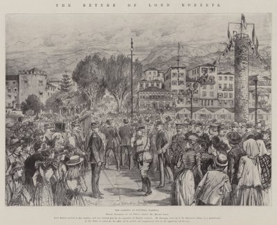 De terugkeer van Lord Roberts door Melton Prior